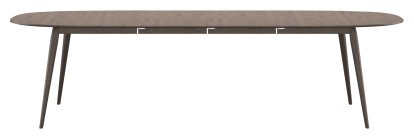 PLAYdinner Lamé, Smoked oak, L 180-280 cm