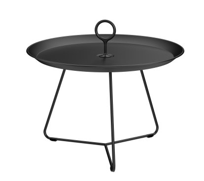 Eyelet Side Table, H 43,5 x Ø 60 cm, Black