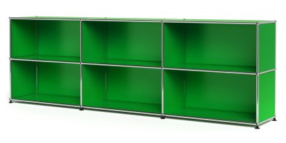 USM Haller Sideboard XL, Customisable, USM green, Open, Open
