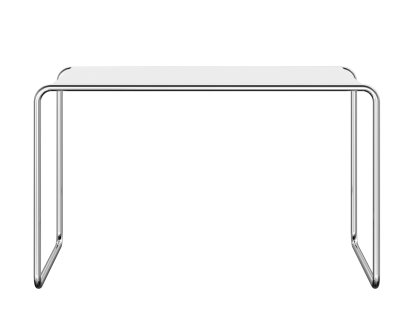 S 285/0, Ash pure white, open-pored lacquered, Chrome-plated, with felt glides