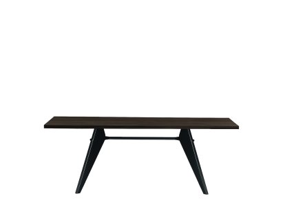 EM Table, 200 x 90 cm, Black oak veneer, protective varnish, Deep black