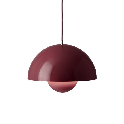 Flowerpot VP7 Pendant Lamp, Dark plum