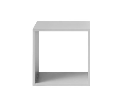 Stacked Storage System, M (43,6 x 43,6 x 35 cm), Open, Light grey
