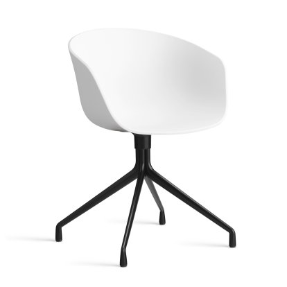 About A Chair AAC 20, White 2.0, Black powder coated aluminium