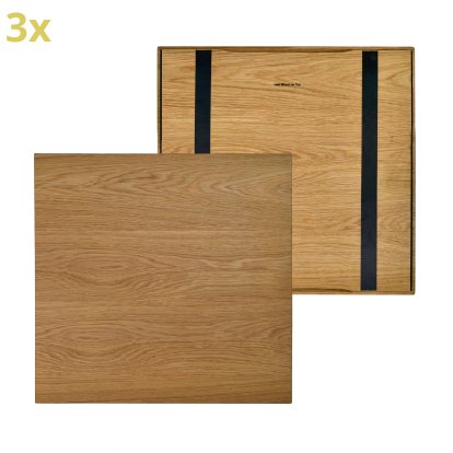 Wooden Overlay for USM Haller Shelves, size XL, 50 cm x 50 cm, Oak, naturally oiled