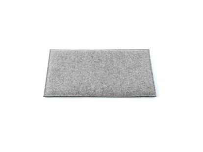 Felt Coasters for USM Haller Shelf, 50 x 35 cm, With upholstery, Light grey melange