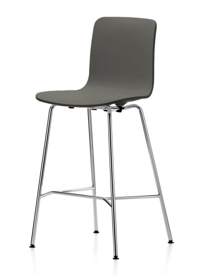 HAL RE Bar Stool, Basalt grey RE, Kitchen version: 645mm