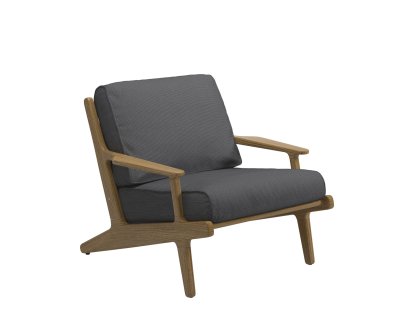 Bay Lounge Chair, Anthracite, Without Ottoman