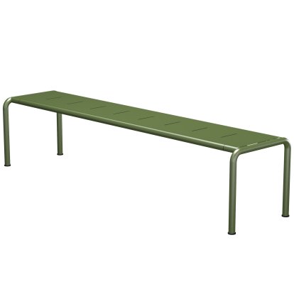 Avanti Bench, 48 x 199,5 cm, Olive green, Aluminium