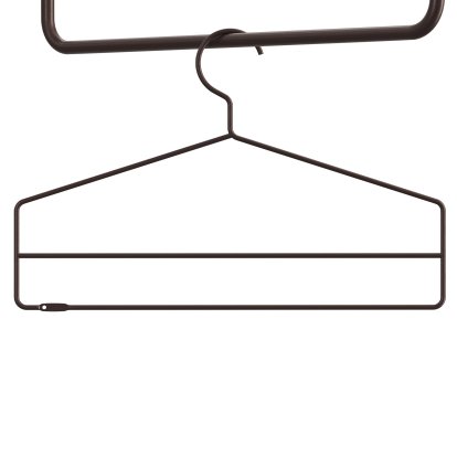 String System Coat Hanger (Set of 4), Dark brown
