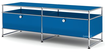 USM Haller TV-Board L, Gentian blue RAL 5010