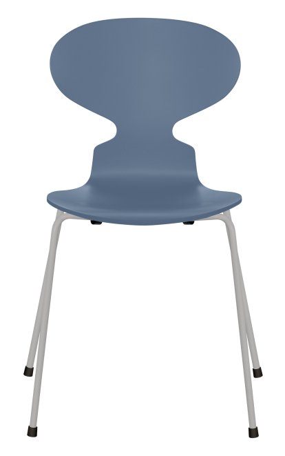 Ant Chair 3101 New Colours, Lacquer, Dusk blue, Nine grey