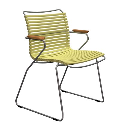 Click Chair, With armrests, Lemon zest