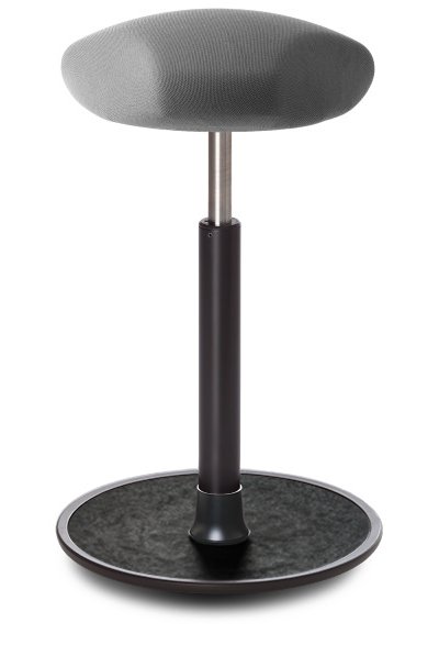 Ongo Free Triangel, Tall, Grey microfibre-knit