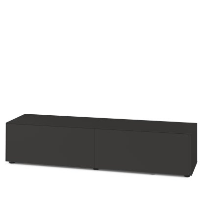 Nex Pur Box 2.0 with drop-down door, 48 cm, H 37,5 cm x 180 cm (two drop-down doors), Graphite