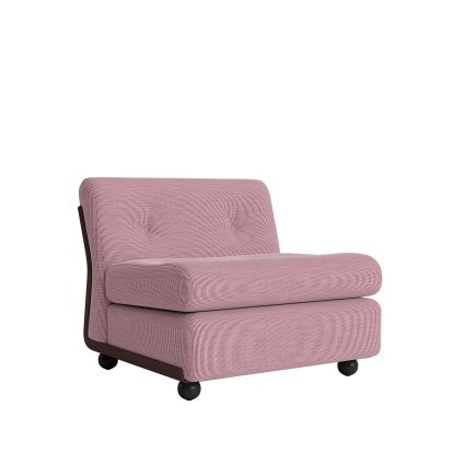 Amanta 1-Seater Sofa, Burgundy red / Yuma 1851