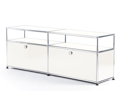 USM Haller TV-Board with Extension, Pure white RAL 9010