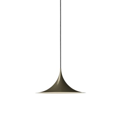 Semi Pendant Light, Ø 30 cm, Dark cocoa, glossy