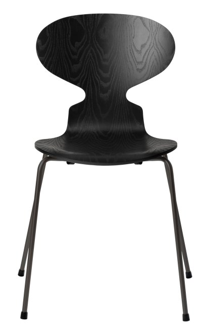 Ant Chair 3101 New Colours, Coloured ash, Black, Warm graphite