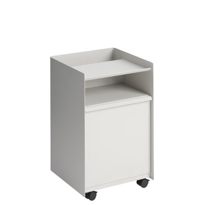Folded Trolley, H 61,5 cm, Grey, Closed