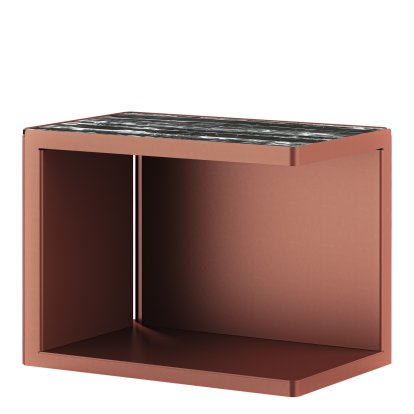 Ambito Coffee Table, Copper, Portoro silver marble