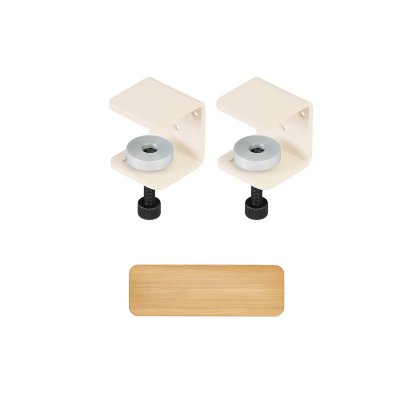 Tiptoe Wall Shelf, Solid Oak, Wall shelf 60 cm, Cream white