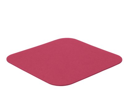 Felt Coasters for Componibili, 1, Square (rounded corners), 36 x 36 cm, 035 coralle