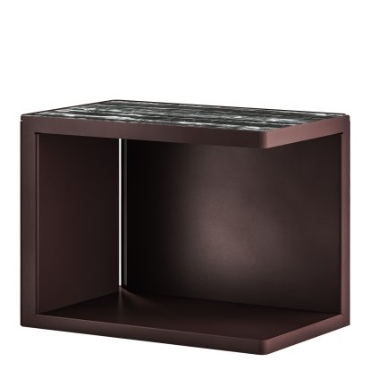 Ambito Coffee Table, Amaranth, Portoro silver marble