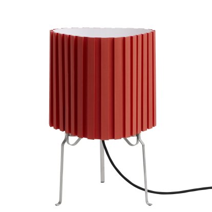 Canelé Table Lamp, Tomato red