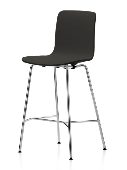 HAL RE Bar Stool, Deep black RE, Kitchen version: 645mm