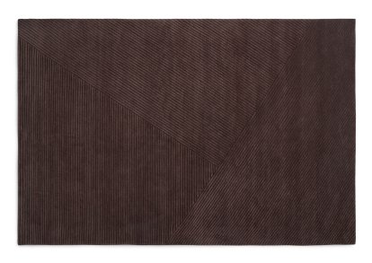 Row Rug, L 300 x W 200 cm, Dark brown