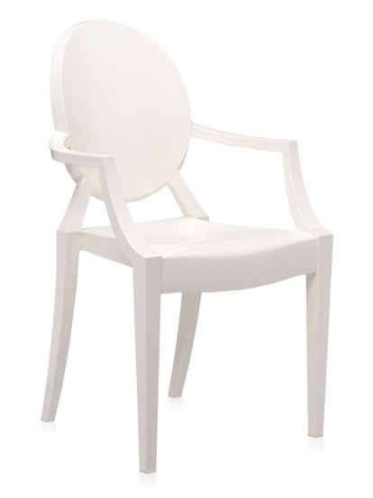Louis Ghost Promotion Set of 4, Opaque - shinning white