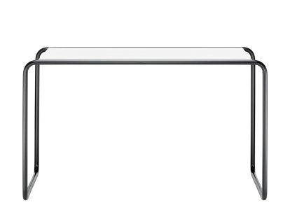 S 285/0, Ash pure white, open-pored lacquered, Black, with felt glides