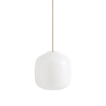 Buoy Glass Pendant Lamp, Ø 20 cm, Beton grey