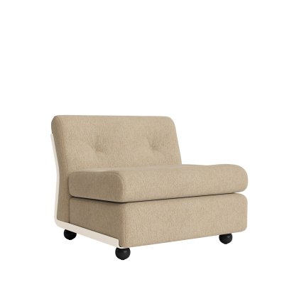 Amanta 1-Seater Sofa, Cream beige / Turf Sand
