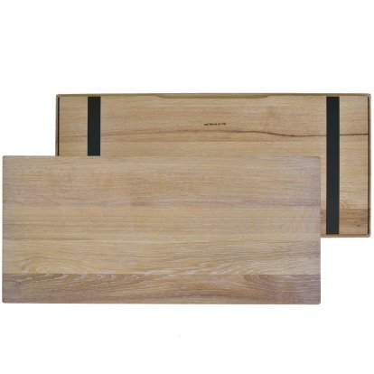 Wooden Overlay for USM Haller Shelves, size M, 75 cm x 35 cm, Oak, white oiled