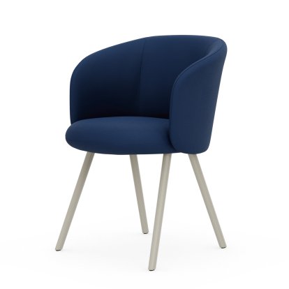 Mikado Armchair, Aluminium powder coated chalk, Plano, Blue
