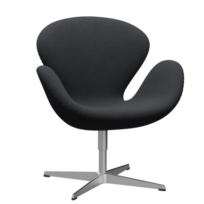 Swan Chair, Special height 48 cm, Christianshavn, Christianshavn 1174 - Dark Grey 