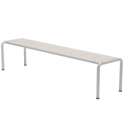 Avanti Bench, 48 x 199,5 cm, Muted White, Aluminium
