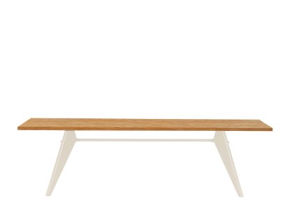 EM Table, 260 x 90 cm, Natural oak solid, oiled, Ecru