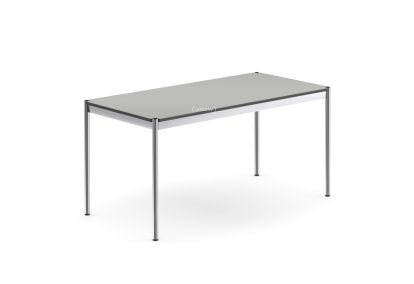 USM Haller Table, 150 x 75 cm, Laminate, Pastel grey