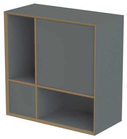 Vertiko Ply shelf, Version 4, Anthracite, Without base