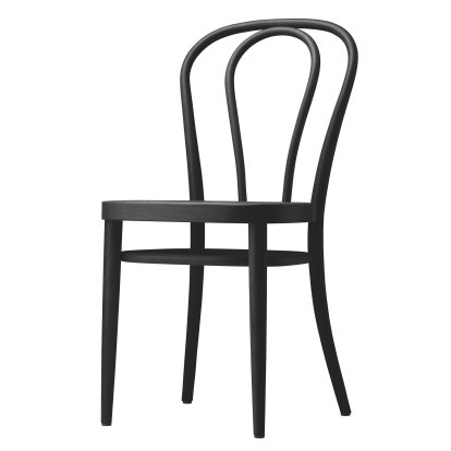 Details Thonet 218 / 218 M Chair 218 / 218 M Chair, Black stained beech, Moulded plywood seat