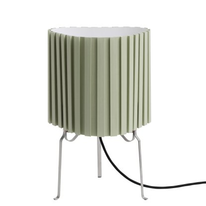 Canelé Table Lamp, Almond green