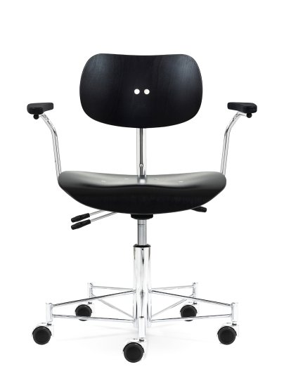 SBG 197 R, Without upholstery, Stained beech, Black, With armrests