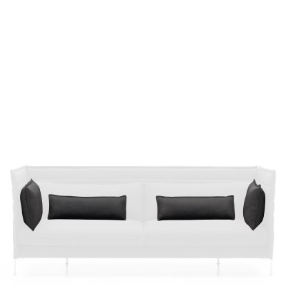 Cushion Set for Alcove Sofa, For 2-seater, Laser, Dark grey