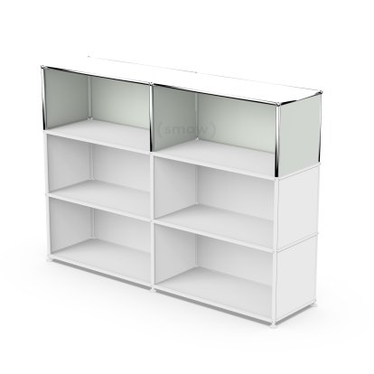USM Haller Extension Kit Vertical 2, Light grey RAL 7035, 35 cm