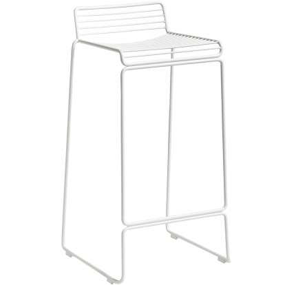 Details Hay Hee Bar Stool Hee Bar Stool, Bar version: seat height 75 cm, White