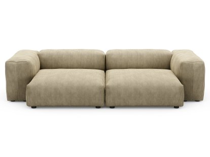 Two Seat Sofa L, Cord velours - Khaki