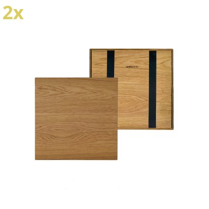 Wooden Overlay for USM Haller Shelves, Size L, 35 cm x 35 cm, Oak, naturally oiled